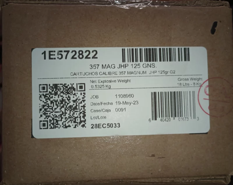 Aguila Ammunition .357 Magnum Handgun Ammo - 125 Grain | JHP | 500rd Case