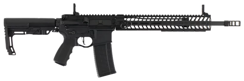 Spikes PHUR5435M3R Pipe Hitter 223 Rem,5.56x45mm NATO 16" No Magazine Black Hard Coat Anodized 6 Position MFT BMS Minimalist Stock