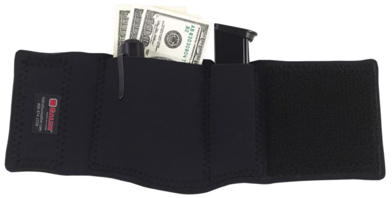 Galco CAS Ankle Safe Fits Springfield SA-35 13" Hook & Loop Mount Black Neoprene