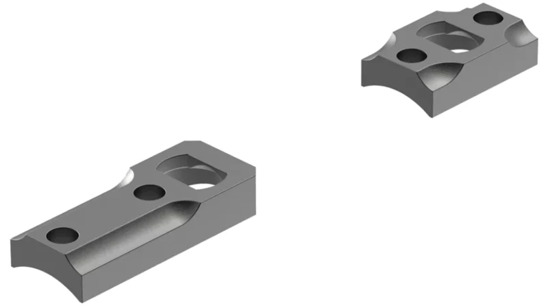 Leupold 171901 Dual Dovetail Base Set Matte Black Ruger American