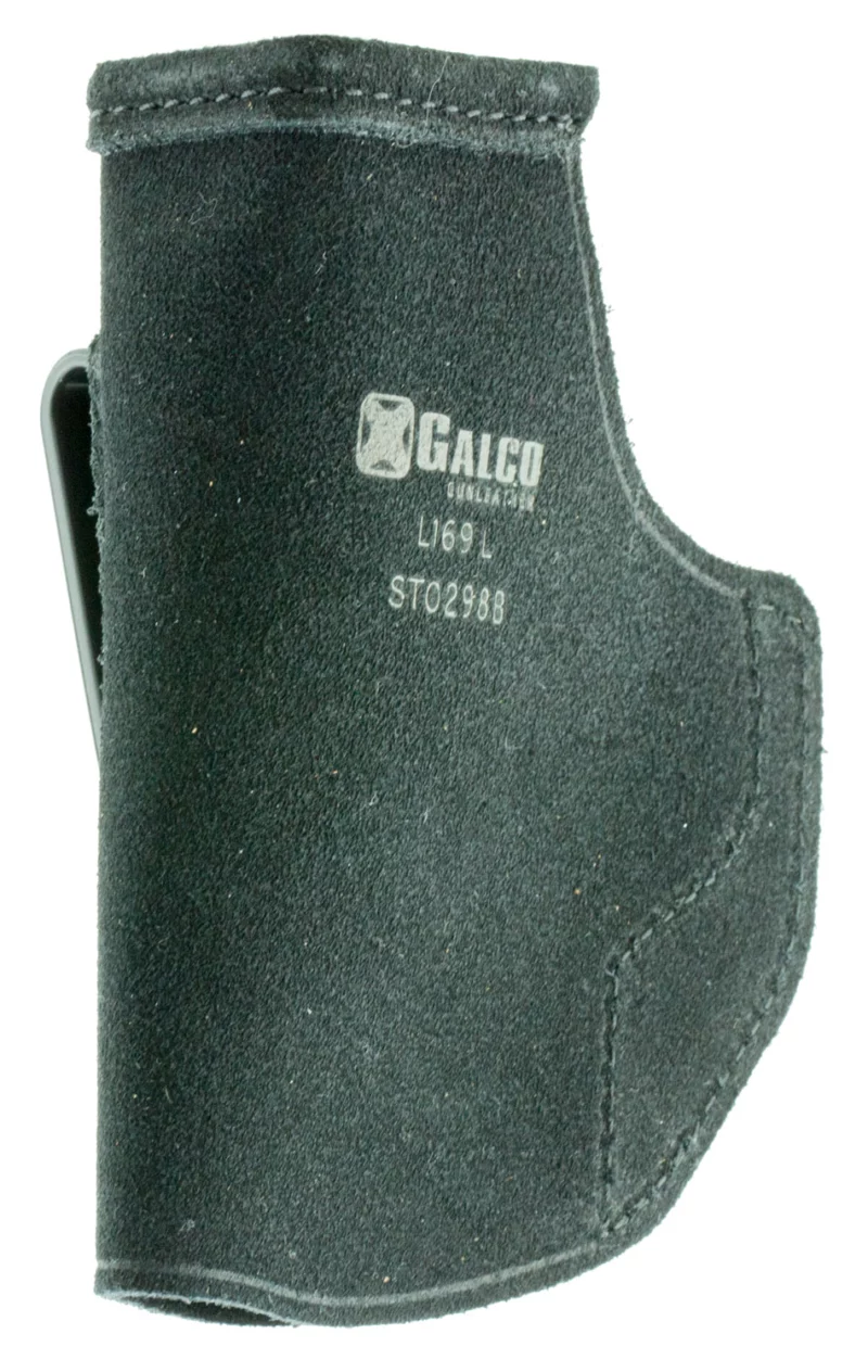 Galco STO298B Stow-N-Go IWB Black Leather Compatible w/ Glock 29/30 Belt Clip Mount Right Hand