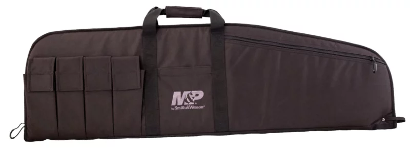 M&P Accessories 110015 Duty Series Medium Case Black Nylon Foam Padding