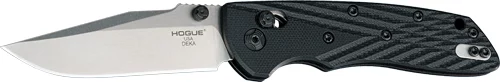 HOGUE DEKA 3.25" ABLE LCK FLDR - CLIP POINT G-10 FRAME BLACK