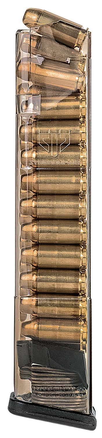ETS Group GLK22170 Pistol Mags 24rd Extended 40 S&W Compatible w/Glock 22/23/24/27/35 Gen1-4 Clear Polymer