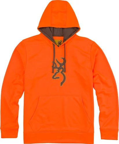 BROWNING TECH HOODIE LS - BLAZE ORANGE XX-LARGE - Image 2