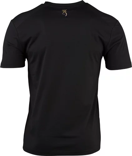 BROWNING SS PERF CAMP SHIRT - WHITETAIL LOGO BLACK XX-LARGE