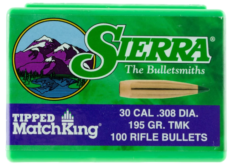 Sierra 7795 Tipped MatchKing 30Cal 155gr Tipped MatchKing 100/Box