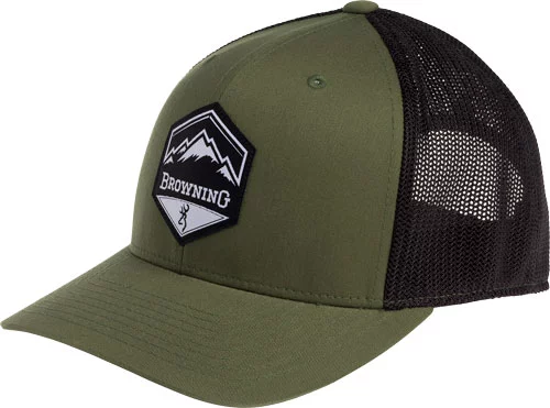 BROWNING CAP MOUNTAIN BUCK - LOGO LODEN W/PATCH BM LOGO ADJ