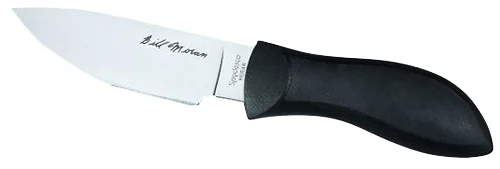 Spyderco FB02P Moran 3.88" Fixed Drop Point Plain Satin VG-10 SS Blade/Black FRN Handle Includes Sheath w/G-Clip