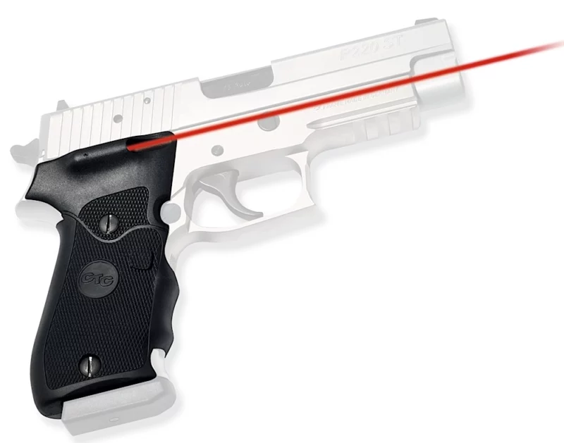 Crimson Trace 011100 LG-Lasergrips Black Red Laser Sig Sauer P220