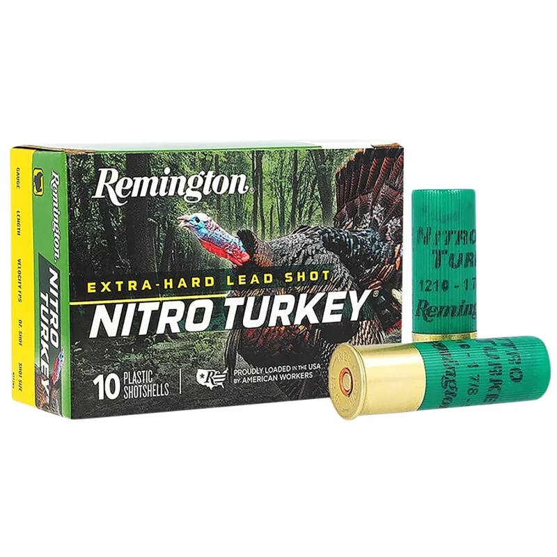 Remington Ammunition 26697 Nitro Turkey 12Gauge 3" 1 7/8oz 6Shot 10 Per Box/10 Case