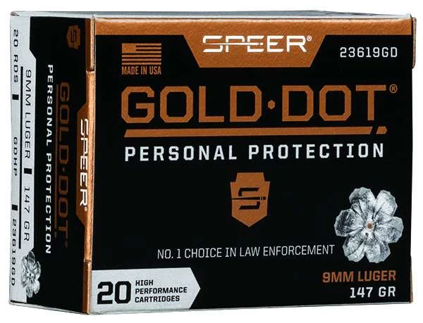 SPEER 9MM LUGER 147 GR GDHP AMMO 20 RD/BX 10 BX/CS - Image 4
