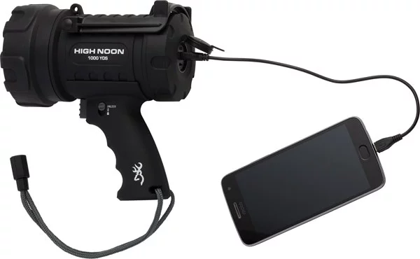 BROWNING HIGH NOON LED SPOTLT - 87-1800 LUMENS RECHARGEABLE - Image 2