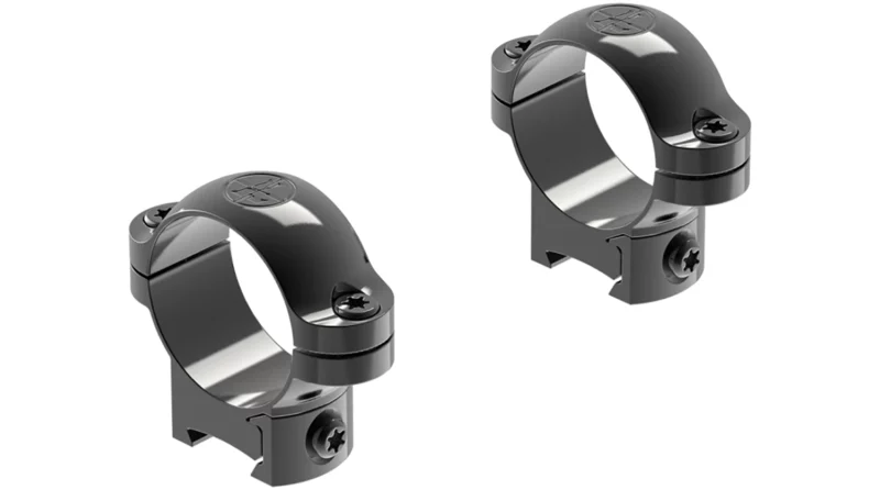 Leupold 49947 Ringmounts Black Gloss 1" Rimfire Medium