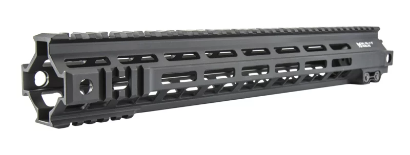 Geissele Automatics 05315B Mk4 Super Modular Rail 15" M-LOK Style Made of 6061-T6 Aluminum with Black Anodized Finish for AR-Platform