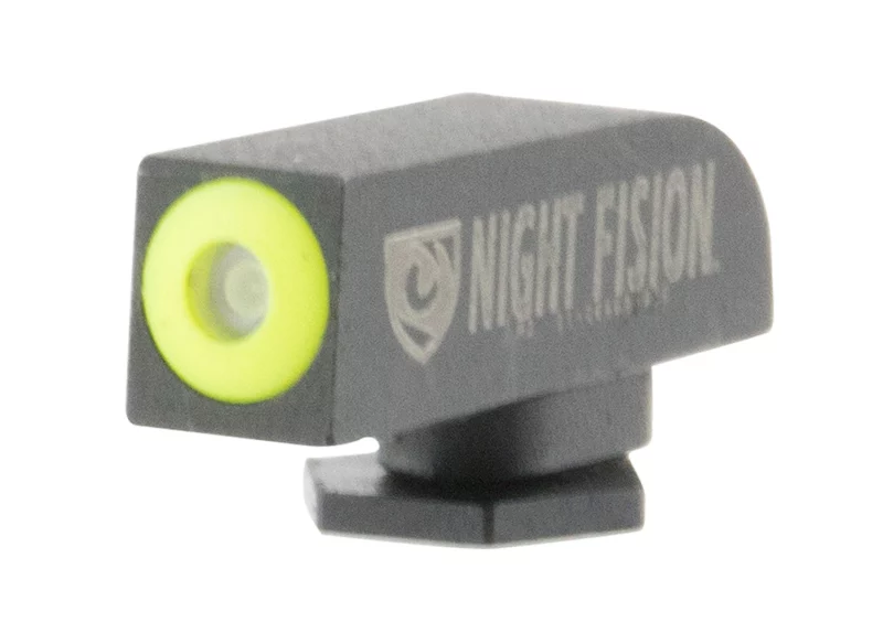 Night Fision GLK000001YGX Tritium Front Sight for Glock Green/Tritium Yellow Outline Glock 17/17L/19/22