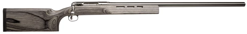 Savage Arms 18155 12 F Class 6.5x284 Norma Caliber with 1rd Capacity, 30" 1:8" Twist Barrel, Matte Stainless Metal Finish & Gray Laminate Stock Right Hand (Full Size)