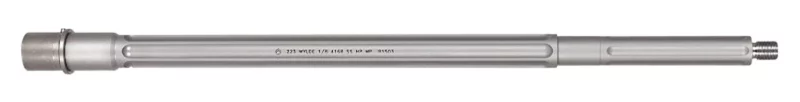 Ballistic Advantage BABL223021PL Premium Series 223 Wylde 18" Stainless Bead Blasted Finish 416R Stainless Steel Material Rifle Length SPR Profile with Fluting for AR-15