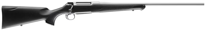 Sauer S1SX65P 100 Silver XT Full Size 6.5 PRC 4+1 22" Stainless Steel Cerakote Barrel, Stainless Cerakote Drilled & Tapped Steel Receiver, Black Max Synthetic Stock