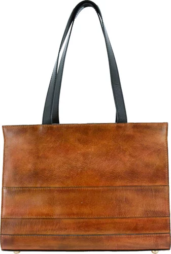 CAMELEON HEPHAESTUS APOLLO CON - CARRY STRUCTURED HANDBAG BROWN