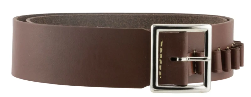 Hunter Company 1451L Cartridge Belt Antique Brown Leather 45 Cal 25rd Pistol 40-45"