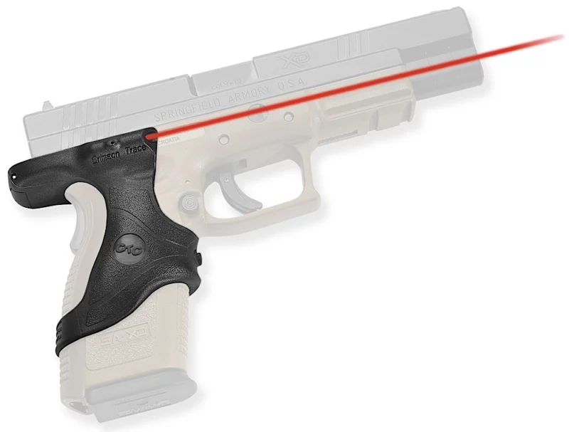 Crimson Trace 01-2070-1 LG-446 Lasergrips Black Red Laser Springfield Armory XD9/XD40