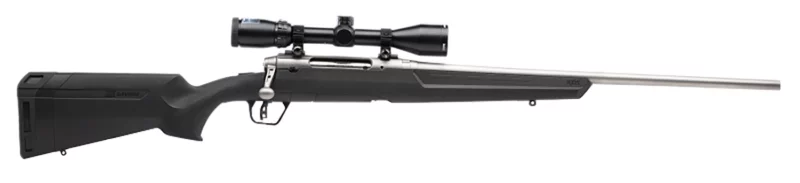 Savage Arms 57109 Axis II XP 30-06 Springfield 4+1 22", Matte Stainless Barrel/Rec, Synthetic Stock, Includes Bushnell Banner 3-9x40mm Scope