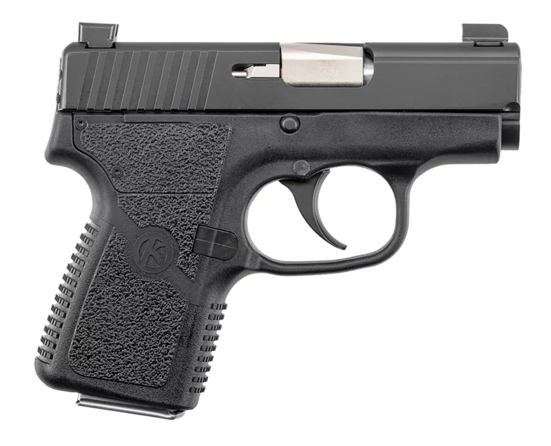 Kahr Arms KP3834N P380 380 ACP 6+1/7+1, 2.53" Stainless Match Grade Barrel, Matte Black Serrated Stainless Steel Slide, Black Polymer Frame, Black Textured Polymer Grip, Night Sights, Right Hand