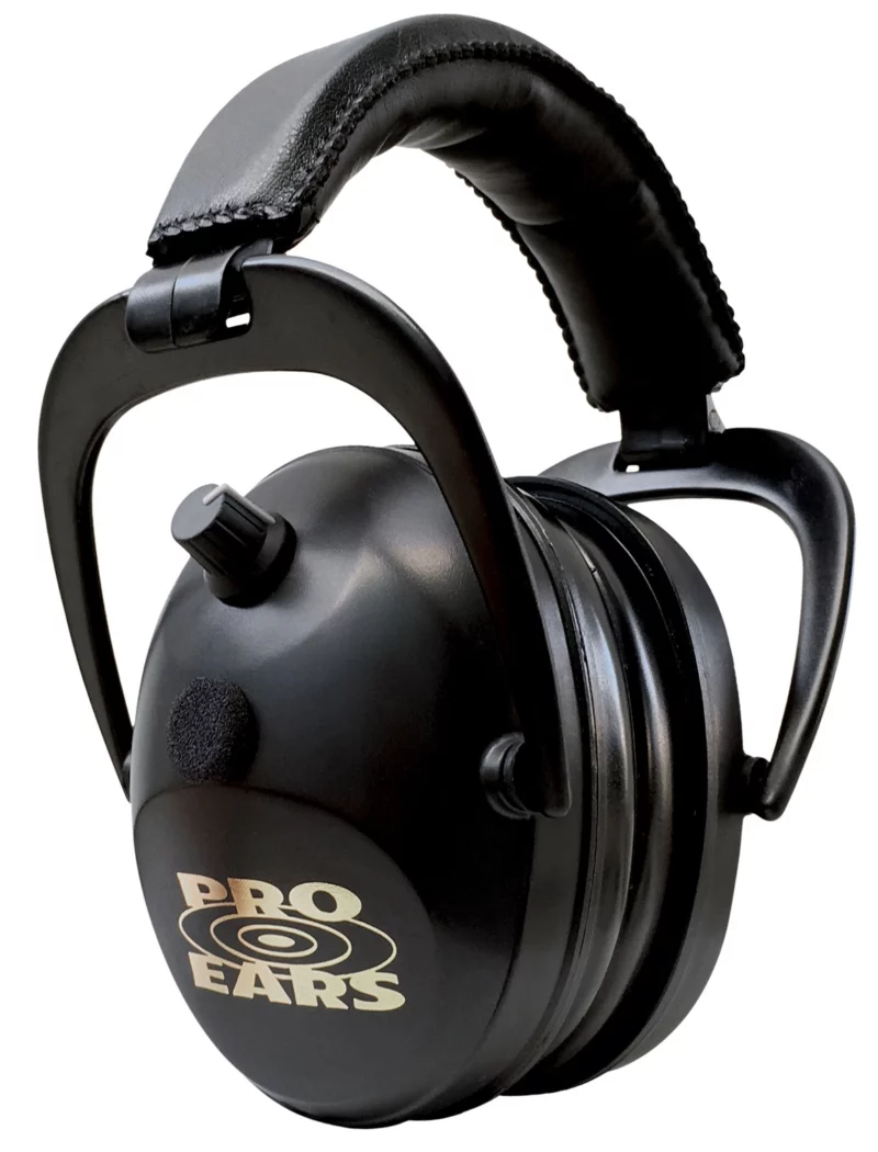 Pro Ears PEG2SMB Gold II 26 Electronic Muff 26 dB Over the Head Black/Gold Adult 1 Pair
