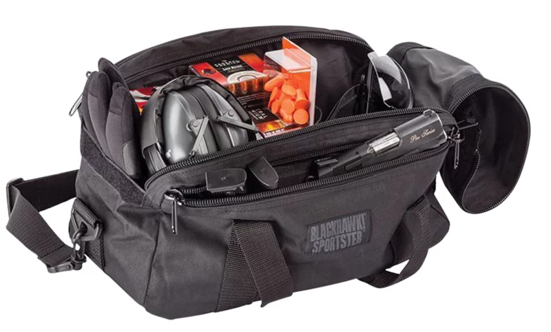 Blackhawk 74RB02BK Sportster Black 600D Polyester Holds 2 Handguns