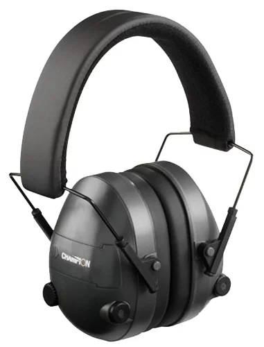 Champion Targets 40974 Electronic Muffs 25 dB Over the Head Black