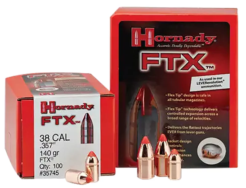 Hornady 30396 FTX 30 Cal .308 160 gr Flex Tip eXpanding 100 Per Box/ 15 Case