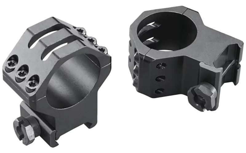 Weaver Mounts 48354 Six-Hole Skeleton Rings Matte Black 30mm Extra High