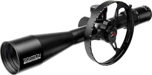 SIGHTRON SCOPE S6 10-60X56 ED - 34MM SIDE WHEEL ILLUM MOA-2FT