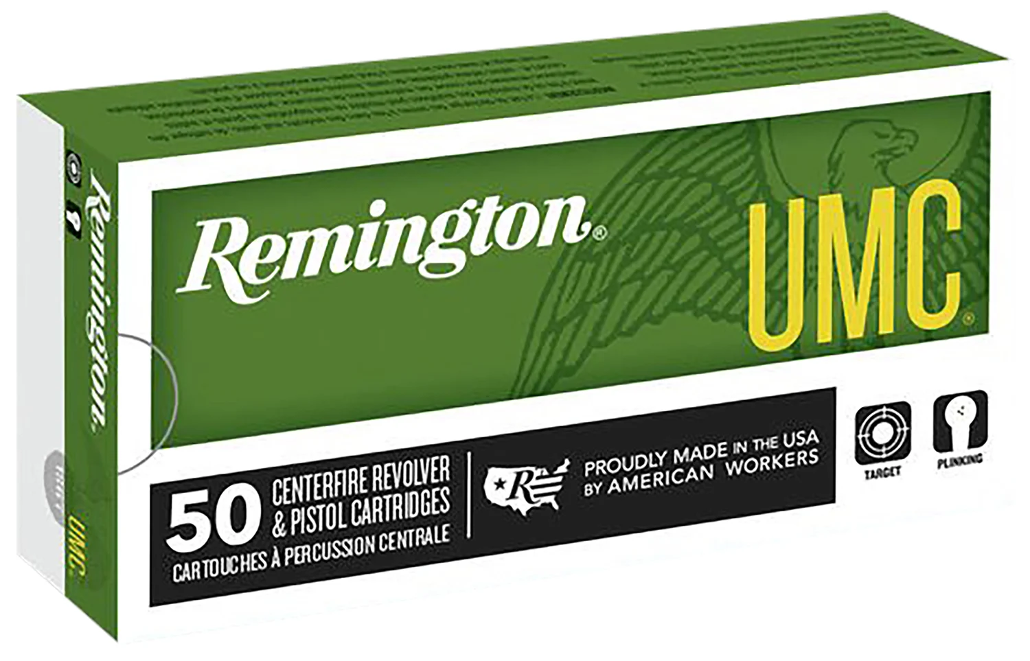 Remington Ammunition 23744 UMC 44RemMag 180gr Jacketed Soft Point 50 Per Box/10 Case