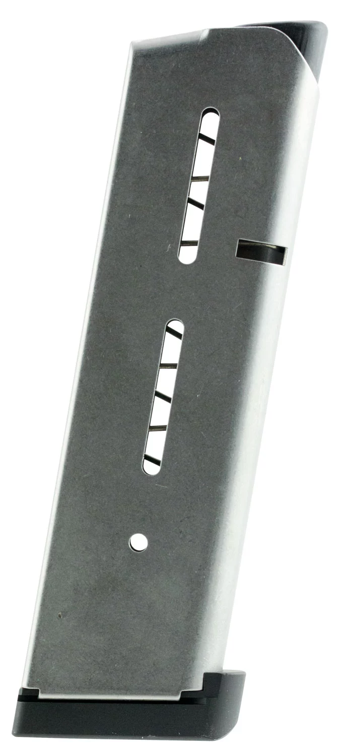 Wilson Combat 47D 1911 .350" 8rd Detachable w/ Standard Floor Plate 45 ACP Stainless Steel