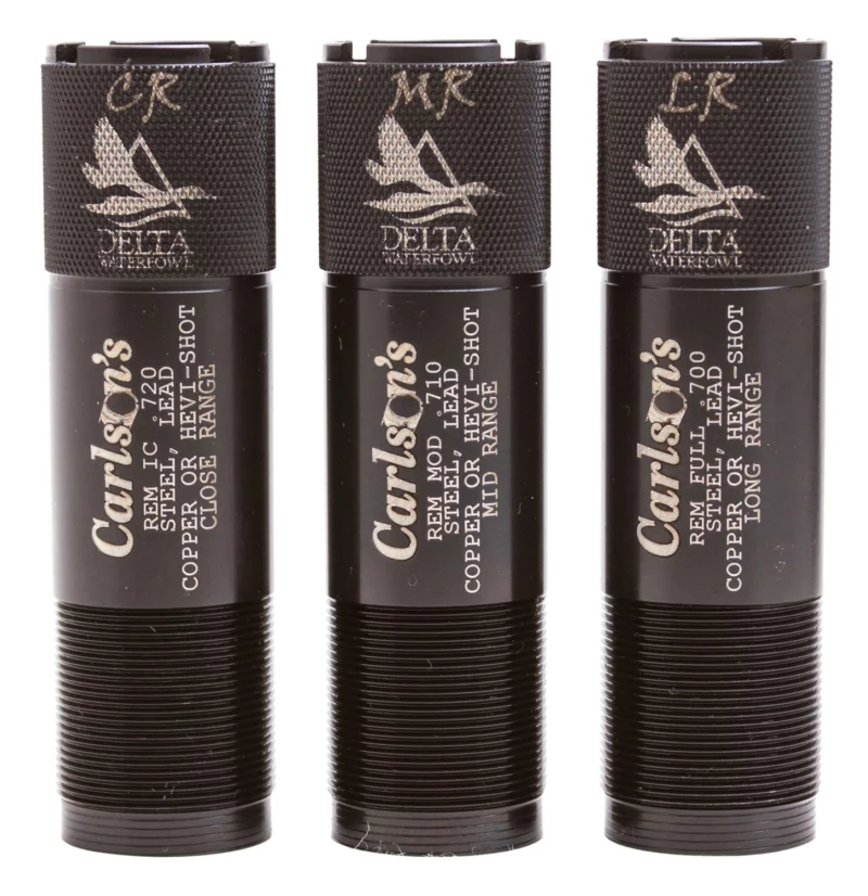 Carlson's Choke Tubes 07269 Delta Waterfowl Remington Rem Choke 12 Gauge Mid/Long/Close Range 17-4 Stainless Steel