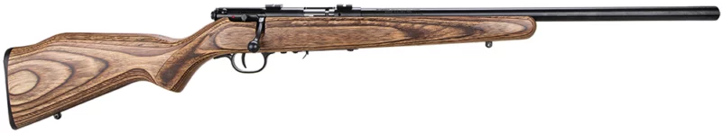 Savage Arms 96734 93R17 BV 17 HMR Caliber with 5+1 Capacity, 21" Barrel, Matte Blued Metal Finish & Natural Brown Laminate Stock Right Hand (Full Size)