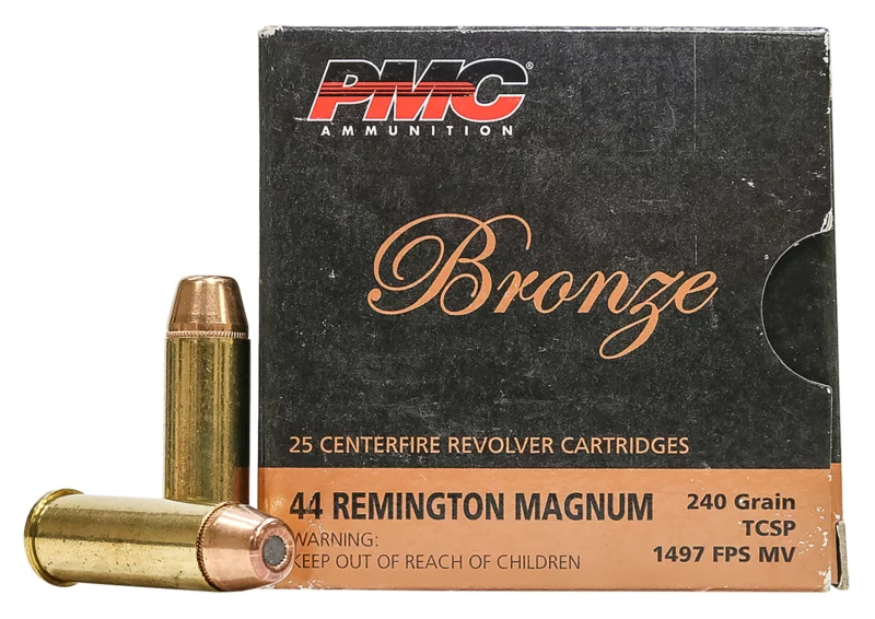 PMC 44D Bronze 44RemMag 240gr Truncated Cone Soft Point 25 Per Box/20 Case