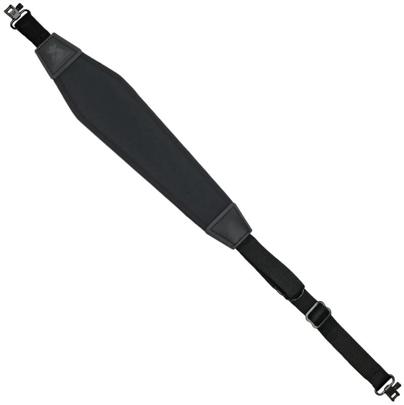 GrovTec US Inc GTSL20 GT made of Black Nylon with 48" OAL, 1" W, Adjustable Design & 1" Swivels for Rifle/Shotgun