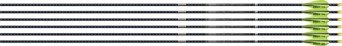 EASTON 4MM EMJ MATCH GRADE 400 - 6-PACK W/ 3" AAE HYBRID VANES