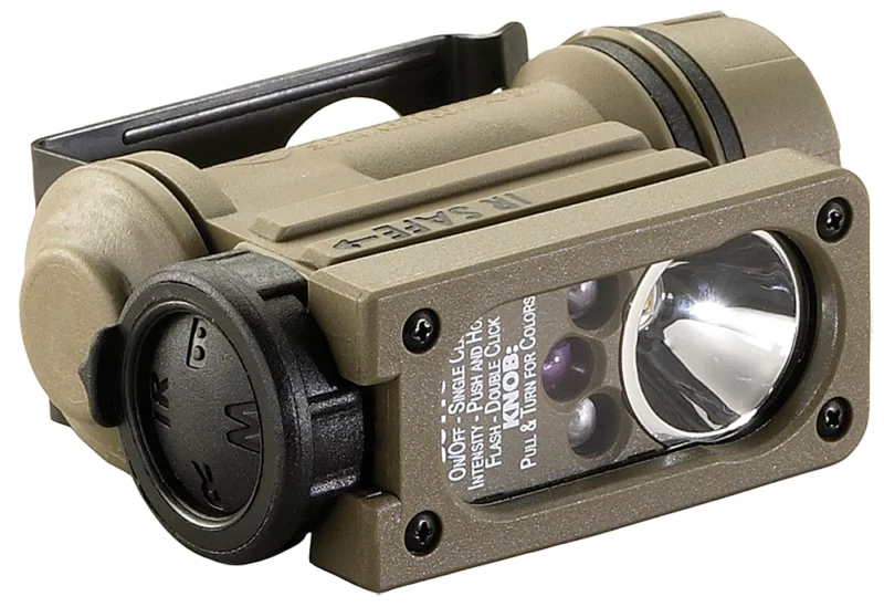 Streamlight 14514 Sidewinder Compact II Coyote 1.5/1.8/4.5/55 Lumens White/Red/Blue/Infrared C4 LED