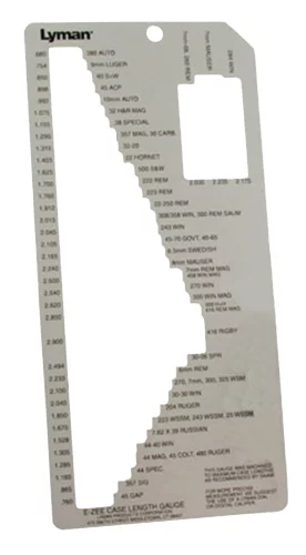 Lyman 7832215 E-Zee Case Length Gauge 1 All Over 70 Rifle/Pistol & Rifle Cases