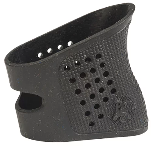 Pachmayr 05175 Tactical Grip Glove Compatible w/Glock Sub-compact, Soft with Finger Grooves, Black Rubber