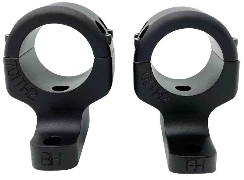 DNZ 701H2 Game Reaper 2 Scope Mount/Ring Combo Matte Black 1" Howa