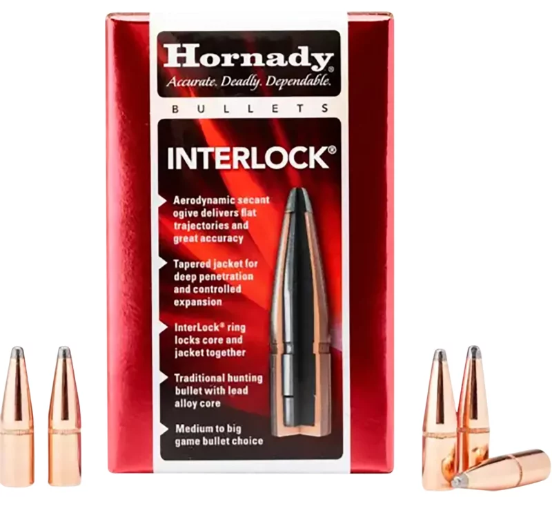 Hornady 2735 InterLock 270 Cal .277 140 gr Boat Tail Spire Point 100 Per Box/ 25 Case