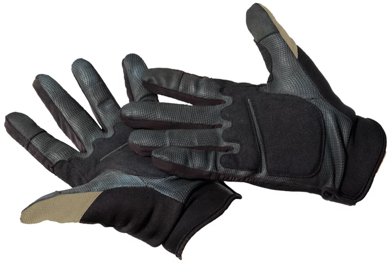 Caldwell 1071004 Ultimate Shooting Gloves Tan Small/Med Velcro