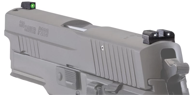 Sig Sauer Electro-Optics SOX10001 X-Ray3 Day/Night Sights Green Tritium Green Outline Front Sight- Green Tritium Black Outline Rear Sight