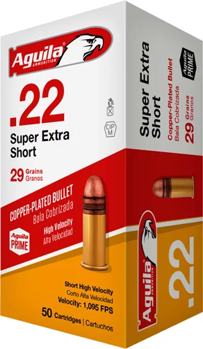 AGUILA 22 SHORT 29GR LEAD-RN - 1095FPS 1000RD CASE LOT