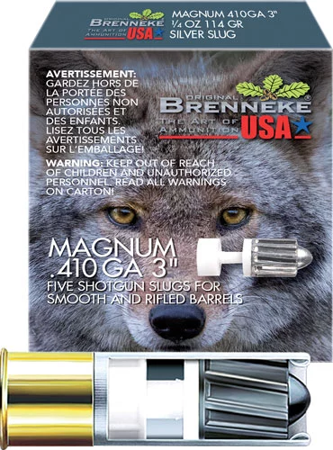BRENNEKE USA CLASSIC MAG 410 - 3" 1/4OZ SLUG 5RD 90BX/CS - Image 2